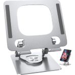 Tablet Standı 360° Dönen Metal Masaüstü Açılı Katlanabilir Tablet Tutucu Stant - standart