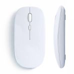 Tablet Ve Telefon İçin Bluetooth Mouse İos Android Uyumlu Şarjlı Batarya Usb Dongle Ve Kablo Dahil Beyaz