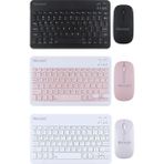 Tablet ve Telefonlar Için Bluetooth Klavye ve Mouse Set - AL3476 (Beyaz)