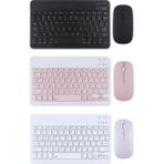 Tablet ve Telefonlar Için Bluetooth Klavye ve Mouse Set Slim Ince