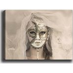 Tablo Center 50x70 cm Maske Kanvas Tablo