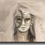 Tablo Center 50x70 cm Maske Kanvas Tablo