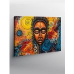Tablo Mega Kanvas Tablo Afrika Maskesi Figürü YTCNVS500245, 100 x 140