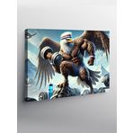 Tablo Mega Kanvas Tablo Ağırlık Ve Kartal YTCNVS504456, 100 x 140