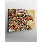Tablo Mega Kanvas Tablo Altın Kartal Deseni YTCNVS506242, 100 x 140