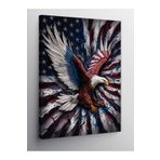 Tablo Mega Kanvas Tablo Amerikan Kartalı 70 X 100 Cnvsdkey-126390-70-100