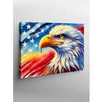 Tablo Mega Kanvas Tablo Amerikan Kartalı İhtişamı YTCNVS501029, 100 x 140