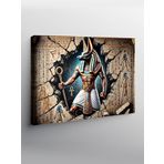 Tablo Mega Kanvas Tablo Antik Mısır Tanrısı Anubis YTCNVS503997, 100 x 140