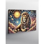 Tablo Mega Kanvas Tablo Astrolojik Aslan Figürü YTCNVS500857, 100 x 140