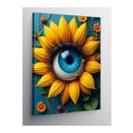 Tablo Mega Kanvas Tablo Ayçiçeği Göz 100 X 140 Cnvsdkey-130032-100-140