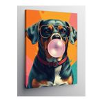 Tablo Mega Kanvas Tablo Balonlu Gözlük Takmış Köpek 70 X 100 Cnvsdkey-128141-70-100