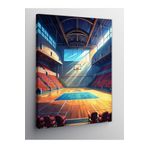 Tablo Mega Kanvas Tablo Basketbol Sahası 100 X 140 Cnvsdkey-124861-100-140