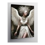 Tablo Mega Kanvas Tablo Beyaz Melek 100 X 140 Cnvsdkey-124868-100-140