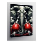 Tablo Mega Kanvas Tablo Boksör Fil 70 X 100 Cnvsdkey-127434-70-100