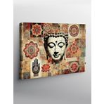 Tablo Mega Kanvas Tablo Buda Ve Mandala YTCNVS504350, 50 x 70