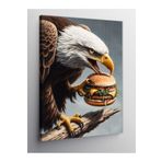 Tablo Mega Kanvas Tablo Burger Kartalı 100 X 140 Cnvsdkey-122823-100-140