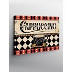 Tablo Mega Kanvas Tablo Cappuccino Yazılı Tasarım YTCNVS502159, 100 x 140