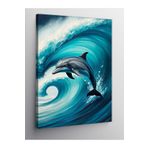 Tablo Mega Kanvas Tablo Dev Dalga Üzerinde Yunus 50 X 70 Cnvsdkey-128251-50-70