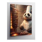 Tablo Mega Kanvas Tablo Döner Ustası Panda 50 X 70 Cnvsdkey-126761-50-70