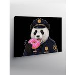 Tablo Mega Kanvas Tablo Donut Tutan Panda Polis YTCNVS502117, 100 x 140