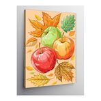 Tablo Mega Kanvas Tablo Elmalar Mutfak Temalı 100 X 140 Cnvsdkey-116530-100-140