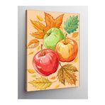 Tablo Mega Kanvas Tablo Elmalar Mutfak Temalı 50 X 70 Cnvsdkey-116530-50-70