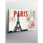 Tablo Mega Kanvas Tablo Eyfel Kulesi Paris YTCNVS500038, 50 x 70