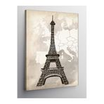 Tablo Mega Kanvas Tablo Fransa Paris Eyfel Kulesi 50 X 70 Cnvsdkey-117102-50-70