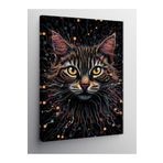 Tablo Mega Kanvas Tablo Gözleri Parlayan Kedi 100 X 140 Cnvsdkey-123630-100-140