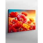 Tablo Mega Kanvas Tablo Güneşin Altında Gelincikler YTCNVS503593, 100 x 140