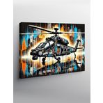 Tablo Mega Kanvas Tablo Helikopter Ve Modern Çizim YTCNVS502998, 100 x 140
