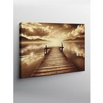 Tablo Mega Kanvas Tablo İskele Ve Huzur YTCNVS503093, 70 x 100