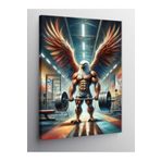 Tablo Mega Kanvas Tablo Kanatlı Sporcu Kartal 70 X 100 Cnvsdkey-123413-70-100