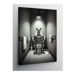 Tablo Mega Kanvas Tablo Kanguru Ve Tuvalet 100 X 140 Cnvsdkey-123748-100-140