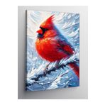 Tablo Mega Kanvas Tablo Kardinal Kuşu 50 X 70 Cnvsdkey-129024-50-70