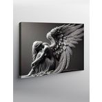 Tablo Mega Kanvas Tablo Kederli Melek Heykeli YTCNVS506105, 50 x 70