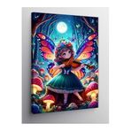 Tablo Mega Kanvas Tablo Kelebek Kanatl Keman Çalan Kız 100 X 140 Cnvsdkey-117157-100-140