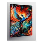 Tablo Mega Kanvas Tablo Kızıl Kanatlı Tavus Kuşu 100 X 140 Cnvsdkey-117198-100-140