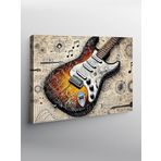 Tablo Mega Kanvas Tablo Klasik Elektro Gitar YTCNVS501227, 100 x 140