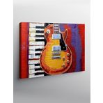 Tablo Mega Kanvas Tablo Klasik Elektro Gitar YTCNVS501344, 100 x 140