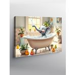 Tablo Mega Kanvas Tablo Küvette Sevimli Fil YTCNVS502859, 70 x 100