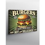 Tablo Mega Kanvas Tablo Lezzetli Dev Burger YTCNVS506126, 100 x 140