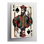 Tablo Mega Kanvas Tablo Maça Papazı 70 X 100 Cnvsdkey-124814-70-100