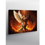 Tablo Mega Kanvas Tablo Melek Ve Şeytan YTCNVS503207, 50 x 70