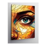 Tablo Mega Kanvas Tablo Mozaik Göz 100 X 140 Cnvsdkey-128018-100-140