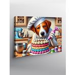 Tablo Mega Kanvas Tablo Mutfak Şefi Köpek YTCNVS500269, 50 x 70