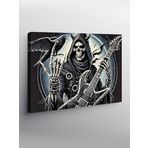 Tablo Mega Kanvas Tablo Ölüm Meleği Ve Gitar YTCNVS503987, 70 x 100
