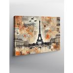 Tablo Mega Kanvas Tablo Paris Eyfel Kulesi Sanatı YTCNVS506980, 50 x 70