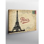 Tablo Mega Kanvas Tablo Paris Ve Eyfel Kulesi YTCNVS501261, 50 x 70