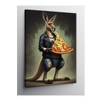 Tablo Mega Kanvas Tablo Pizza Tutan Kanguru 70 X 100 Cnvsdkey-128293-70-100